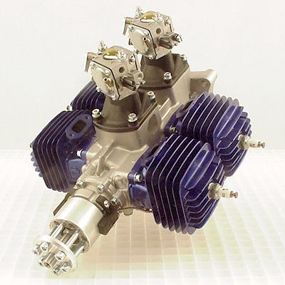 modellmotoren 4 cylinder engine